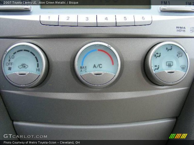 Aloe Green Metallic / Bisque 2007 Toyota Camry LE