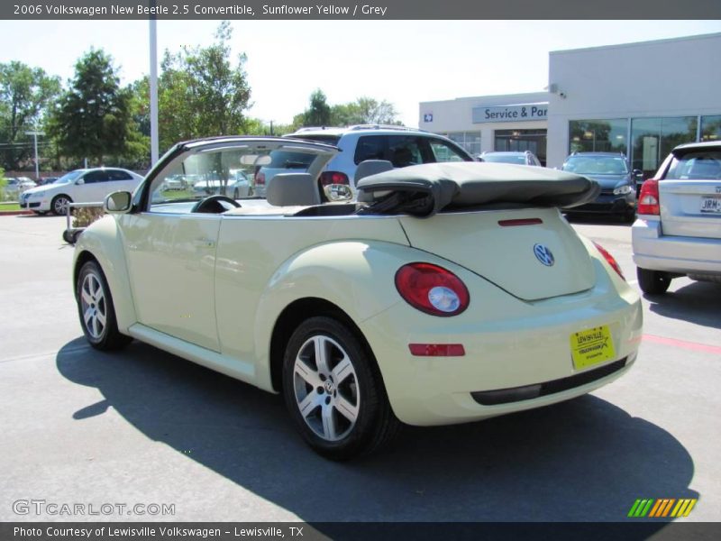 Sunflower Yellow / Grey 2006 Volkswagen New Beetle 2.5 Convertible