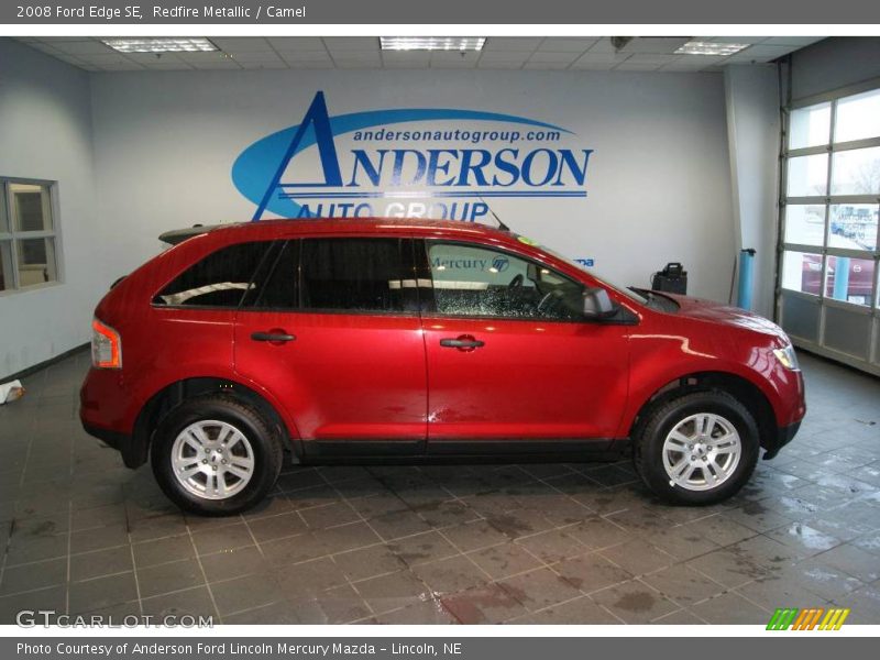 Redfire Metallic / Camel 2008 Ford Edge SE