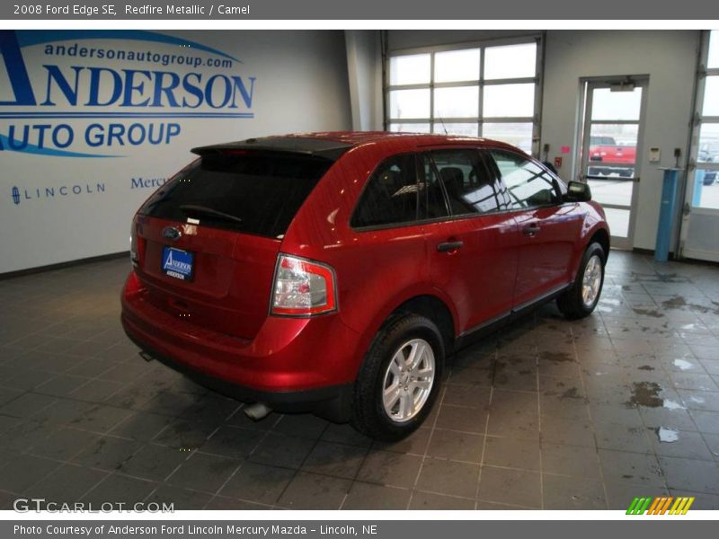 Redfire Metallic / Camel 2008 Ford Edge SE