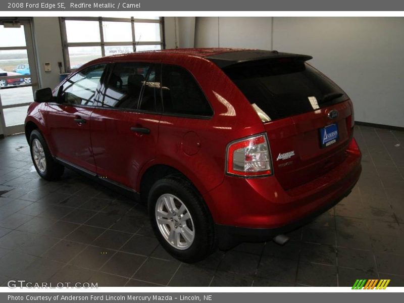 Redfire Metallic / Camel 2008 Ford Edge SE