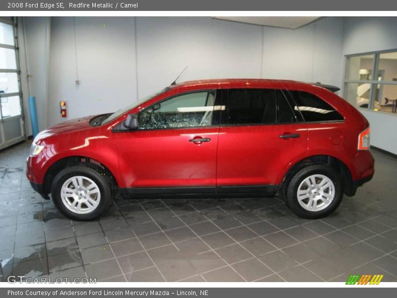 Redfire Metallic / Camel 2008 Ford Edge SE