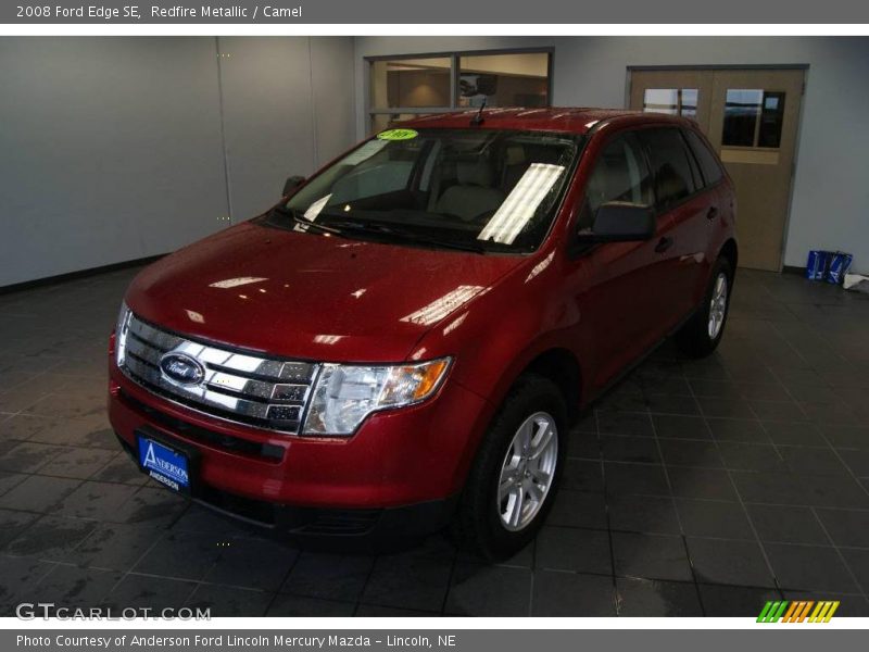 Redfire Metallic / Camel 2008 Ford Edge SE