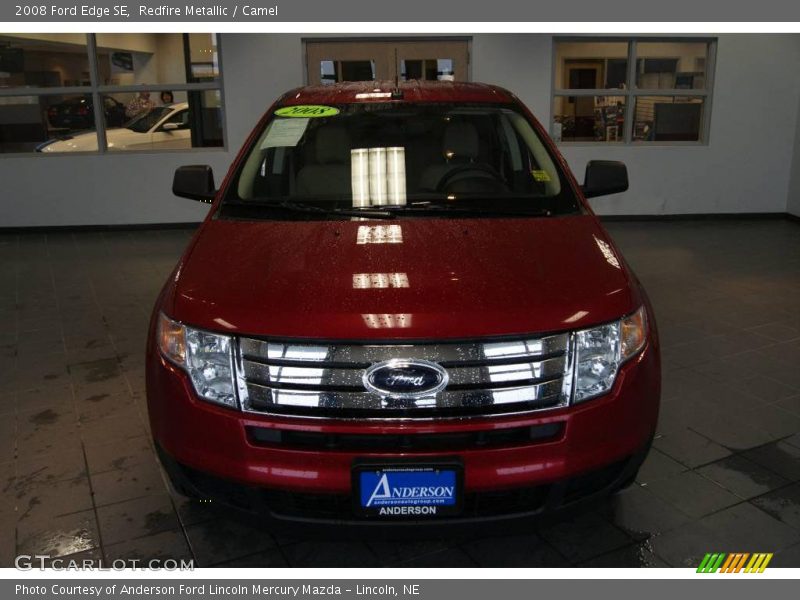Redfire Metallic / Camel 2008 Ford Edge SE