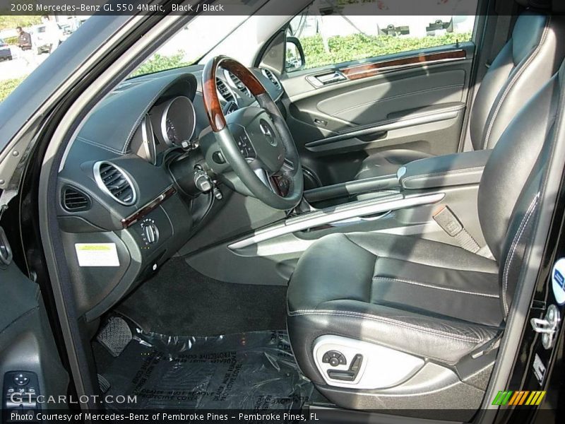 Black / Black 2008 Mercedes-Benz GL 550 4Matic