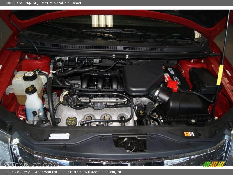 Redfire Metallic / Camel 2008 Ford Edge SE