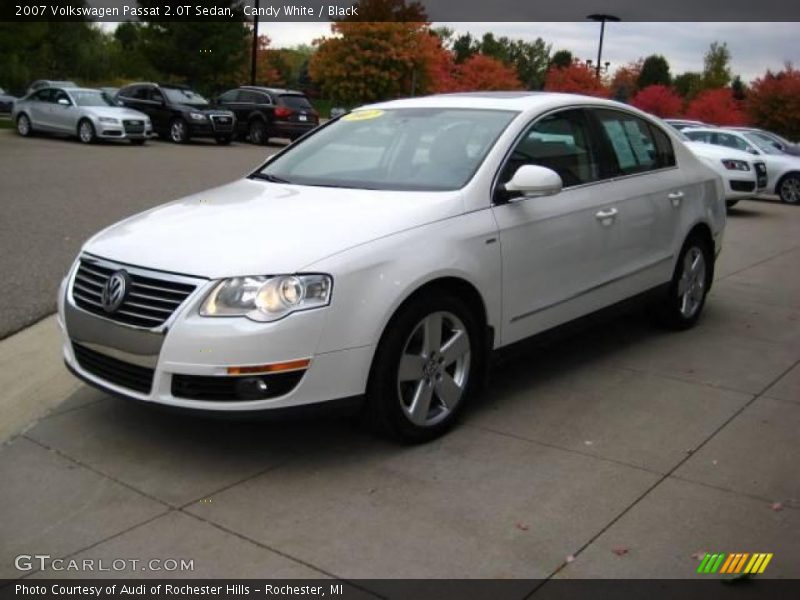 Candy White / Black 2007 Volkswagen Passat 2.0T Sedan