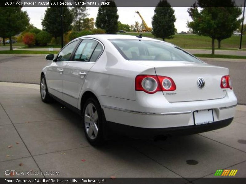 Candy White / Black 2007 Volkswagen Passat 2.0T Sedan