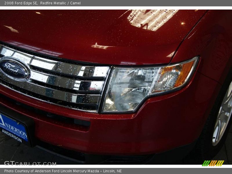 Redfire Metallic / Camel 2008 Ford Edge SE