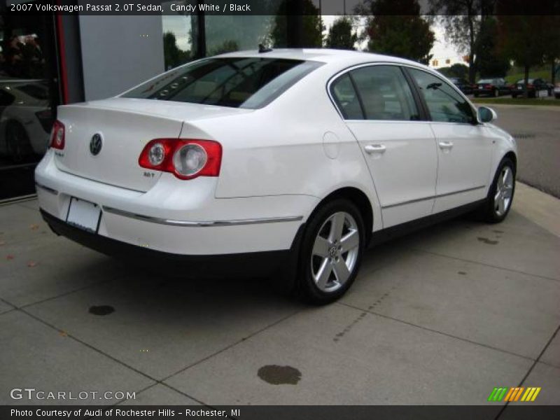 Candy White / Black 2007 Volkswagen Passat 2.0T Sedan