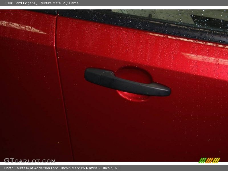 Redfire Metallic / Camel 2008 Ford Edge SE