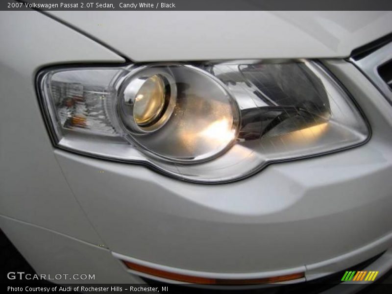 Candy White / Black 2007 Volkswagen Passat 2.0T Sedan