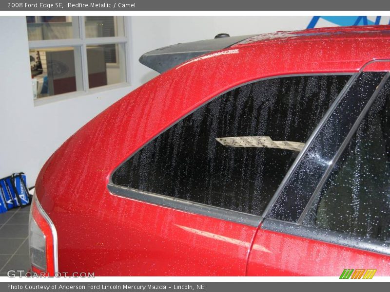 Redfire Metallic / Camel 2008 Ford Edge SE
