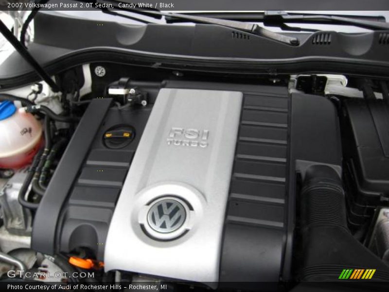 Candy White / Black 2007 Volkswagen Passat 2.0T Sedan