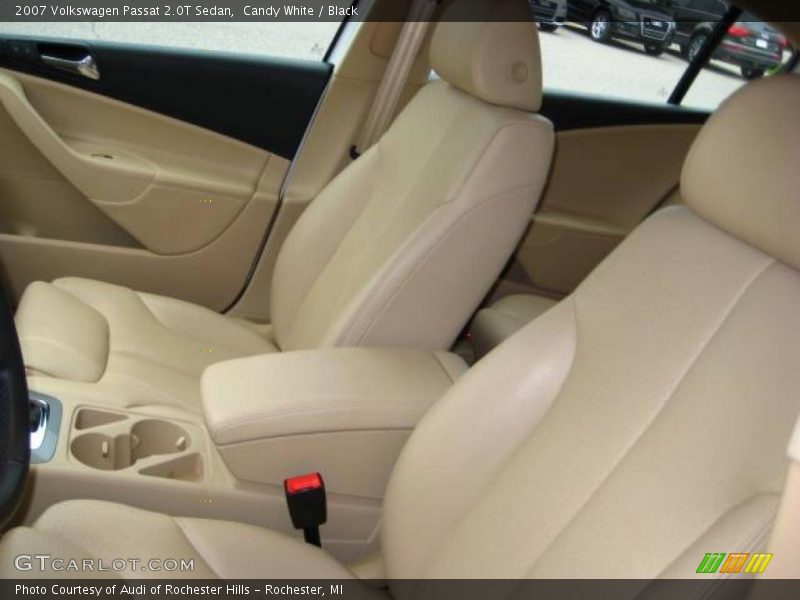 Candy White / Black 2007 Volkswagen Passat 2.0T Sedan