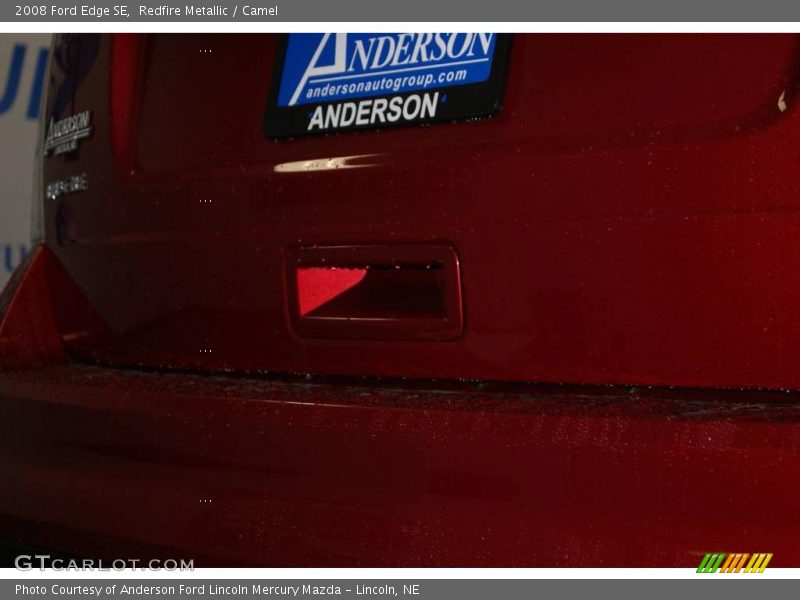 Redfire Metallic / Camel 2008 Ford Edge SE