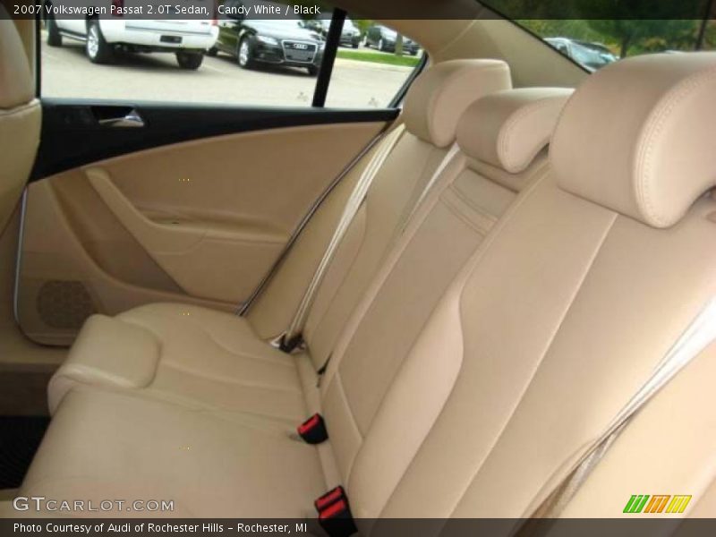 Candy White / Black 2007 Volkswagen Passat 2.0T Sedan