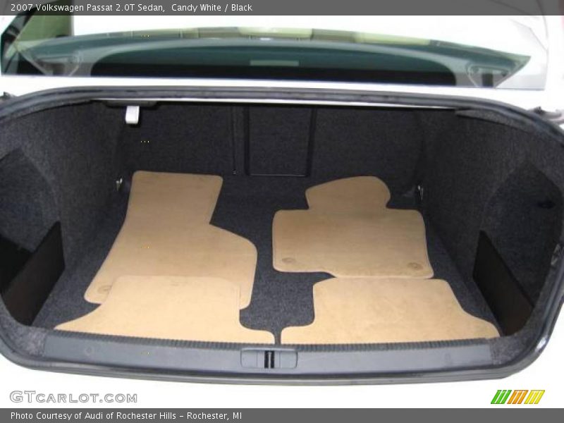 Candy White / Black 2007 Volkswagen Passat 2.0T Sedan