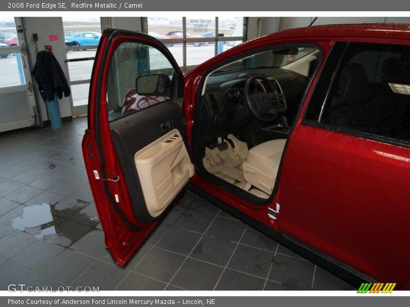 Redfire Metallic / Camel 2008 Ford Edge SE