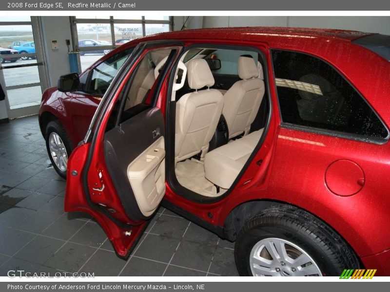 Redfire Metallic / Camel 2008 Ford Edge SE