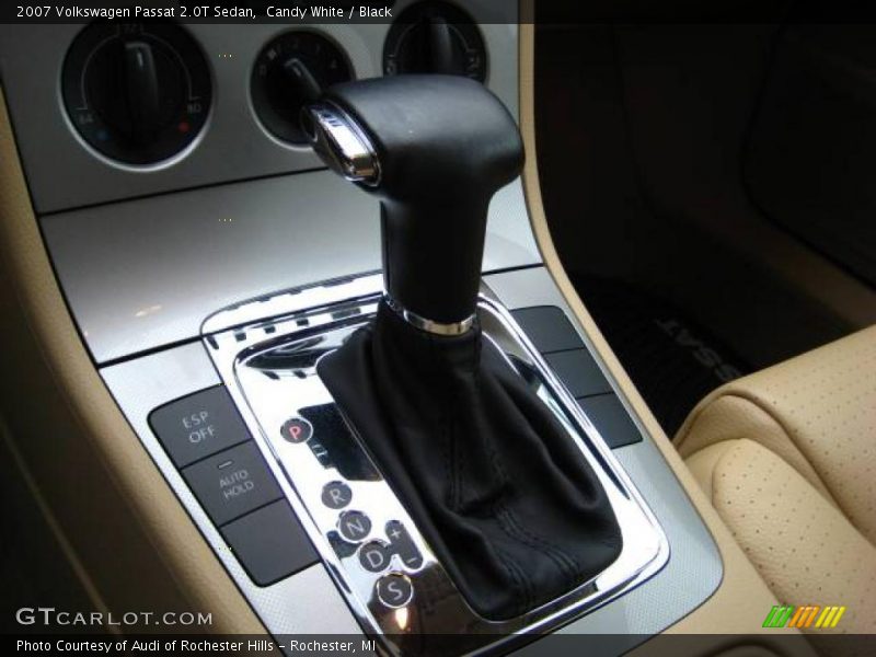 Candy White / Black 2007 Volkswagen Passat 2.0T Sedan