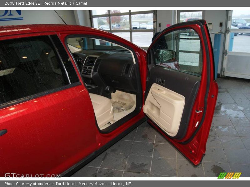 Redfire Metallic / Camel 2008 Ford Edge SE