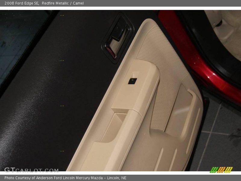 Redfire Metallic / Camel 2008 Ford Edge SE