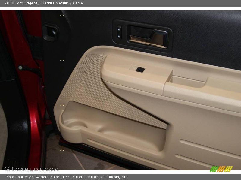 Redfire Metallic / Camel 2008 Ford Edge SE