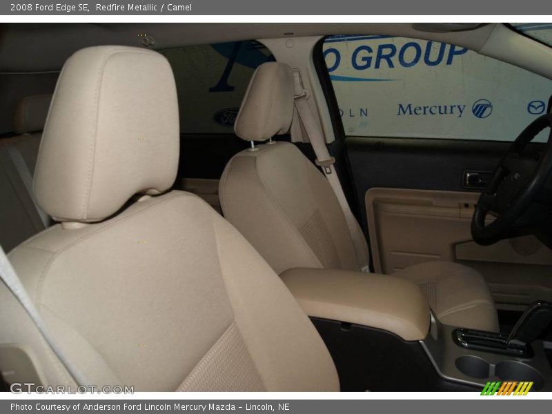 Redfire Metallic / Camel 2008 Ford Edge SE