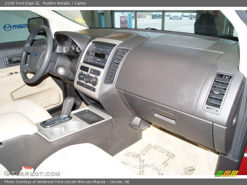 Redfire Metallic / Camel 2008 Ford Edge SE