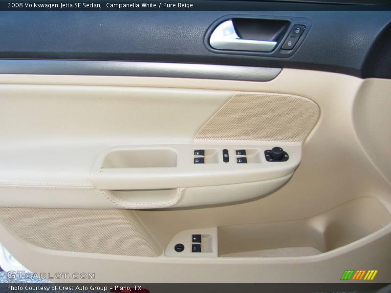 Campanella White / Pure Beige 2008 Volkswagen Jetta SE Sedan