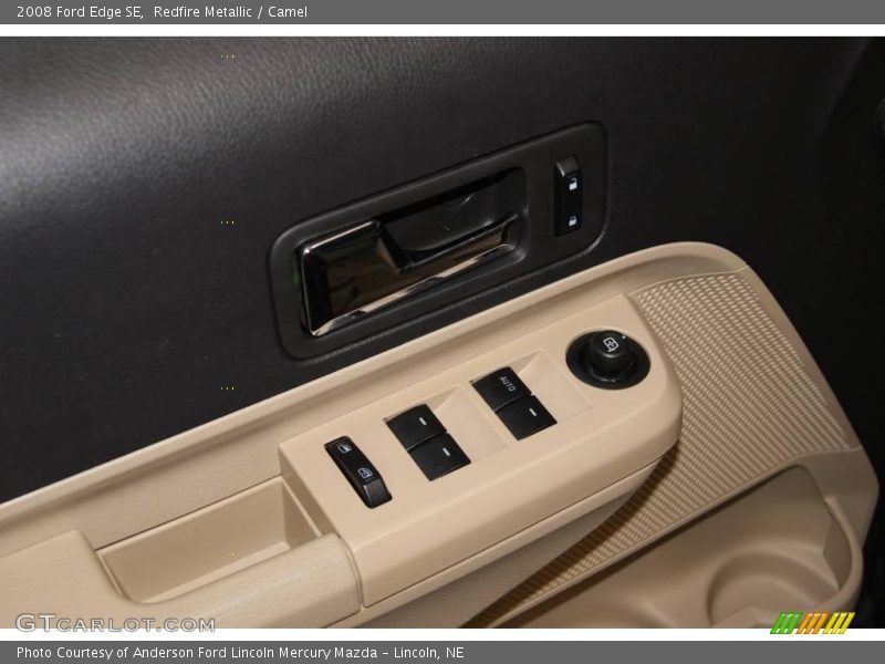 Redfire Metallic / Camel 2008 Ford Edge SE