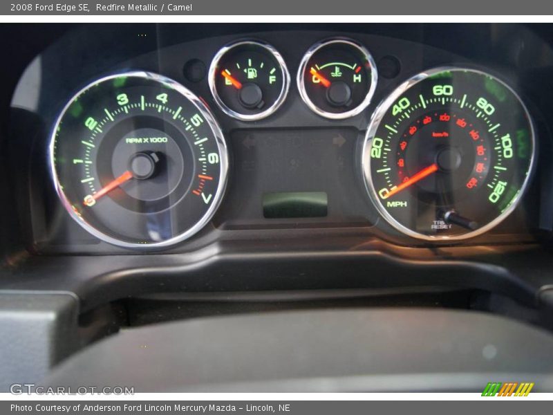Redfire Metallic / Camel 2008 Ford Edge SE