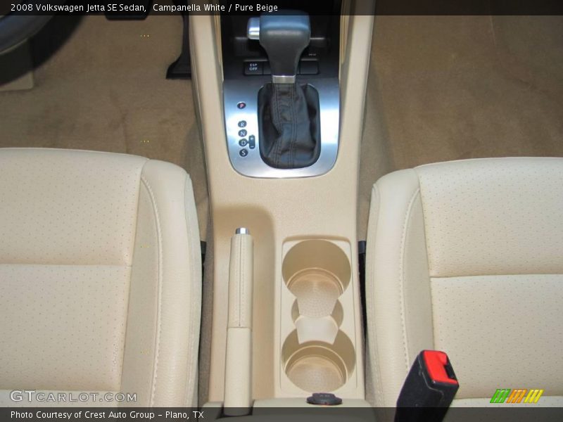 Campanella White / Pure Beige 2008 Volkswagen Jetta SE Sedan