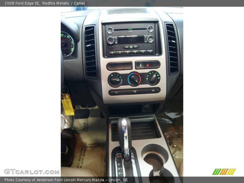 Redfire Metallic / Camel 2008 Ford Edge SE