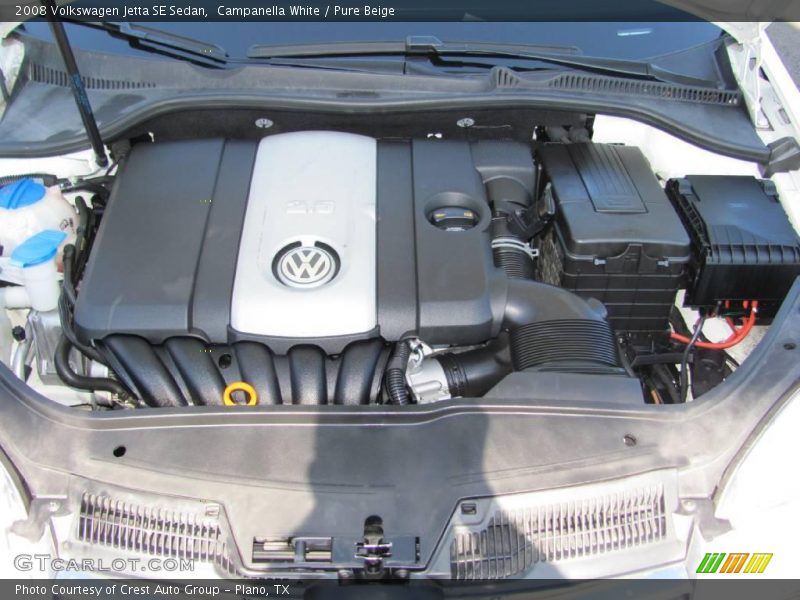 Campanella White / Pure Beige 2008 Volkswagen Jetta SE Sedan
