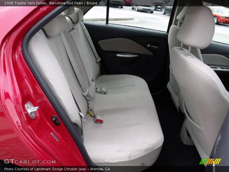 Barcelona Red Pearl / Bisque 2008 Toyota Yaris Sedan