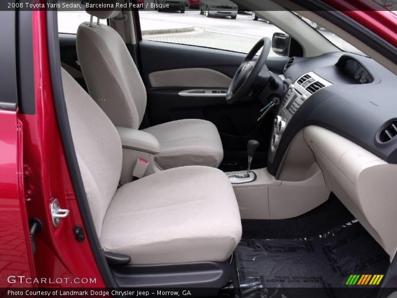 Barcelona Red Pearl / Bisque 2008 Toyota Yaris Sedan