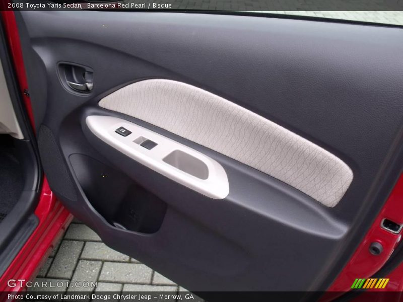 Barcelona Red Pearl / Bisque 2008 Toyota Yaris Sedan