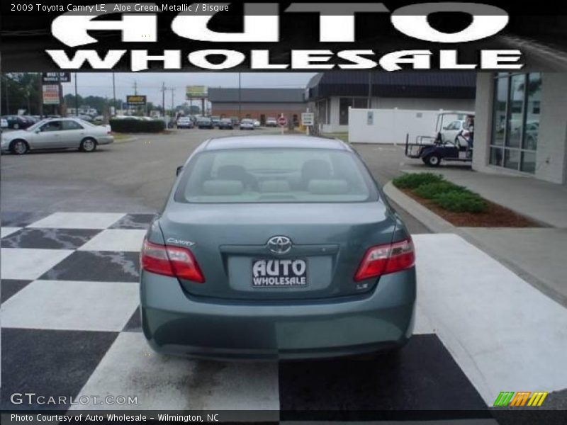 Aloe Green Metallic / Bisque 2009 Toyota Camry LE