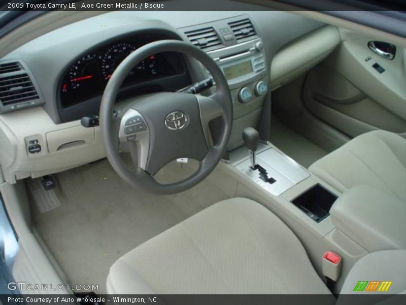 Aloe Green Metallic / Bisque 2009 Toyota Camry LE