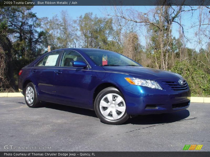 Blue Ribbon Metallic / Ash 2009 Toyota Camry
