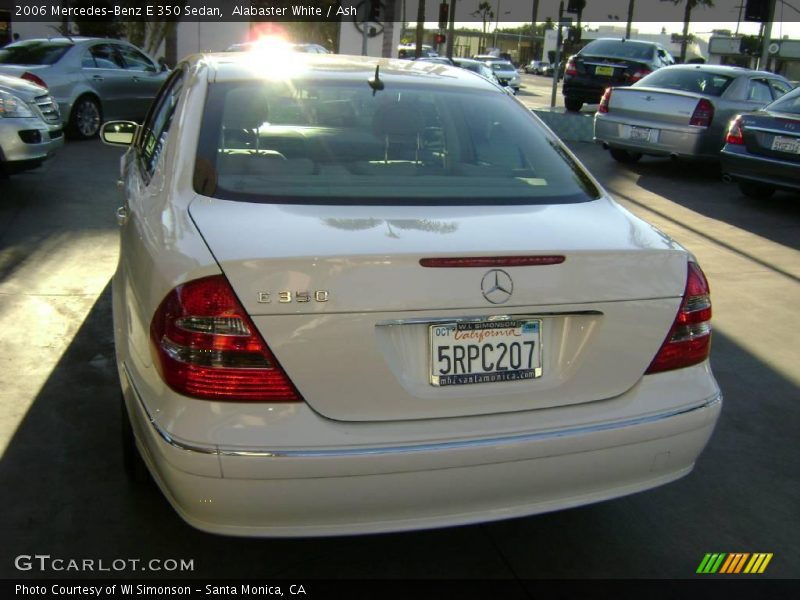 Alabaster White / Ash 2006 Mercedes-Benz E 350 Sedan