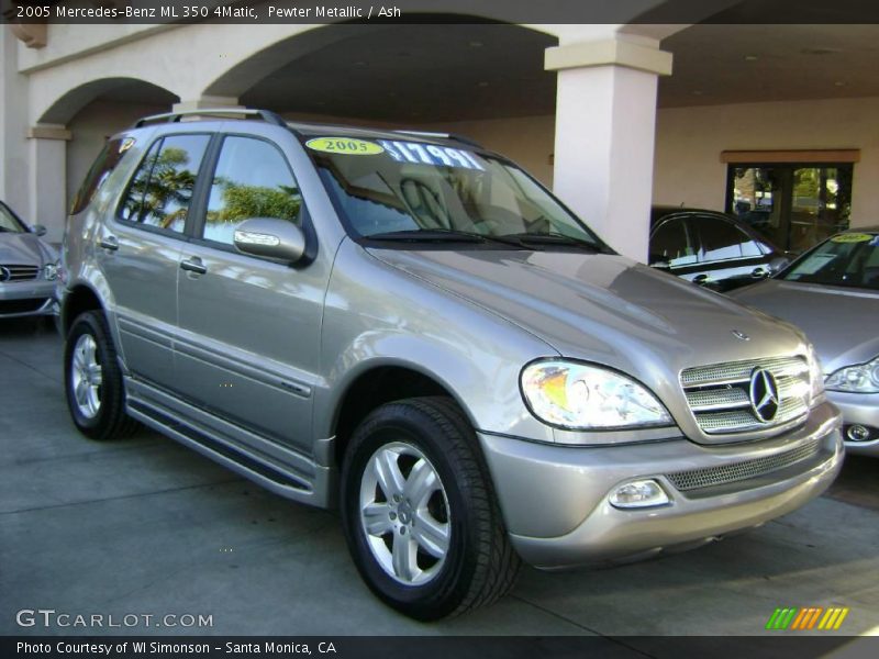 Pewter Metallic / Ash 2005 Mercedes-Benz ML 350 4Matic