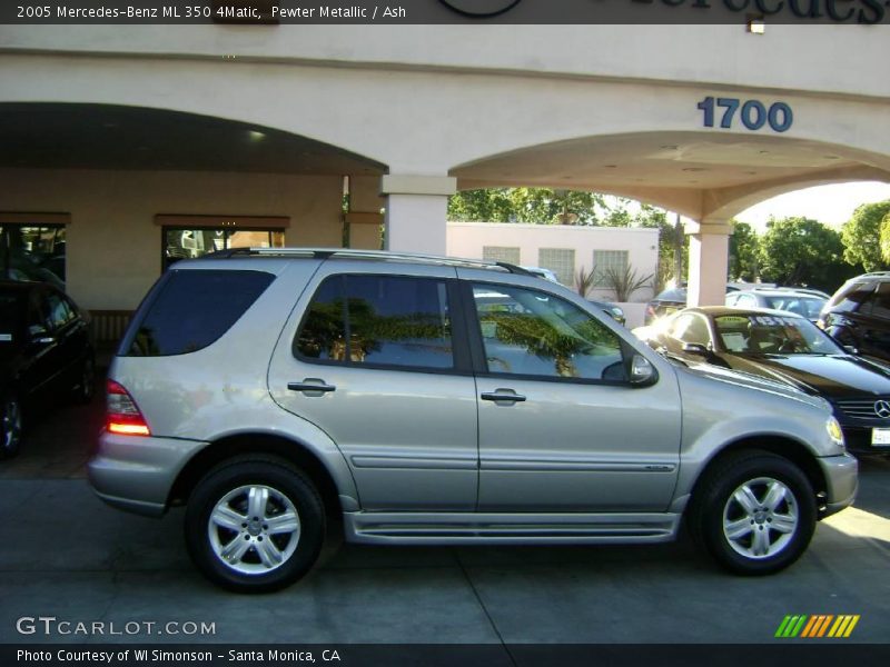 Pewter Metallic / Ash 2005 Mercedes-Benz ML 350 4Matic