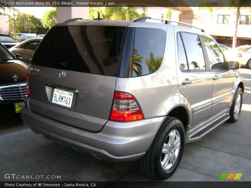 Pewter Metallic / Ash 2005 Mercedes-Benz ML 350 4Matic