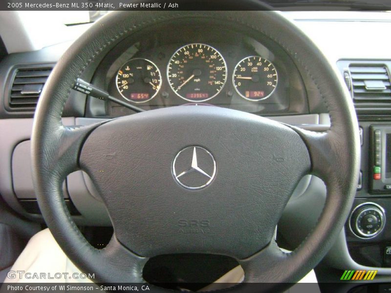 Pewter Metallic / Ash 2005 Mercedes-Benz ML 350 4Matic
