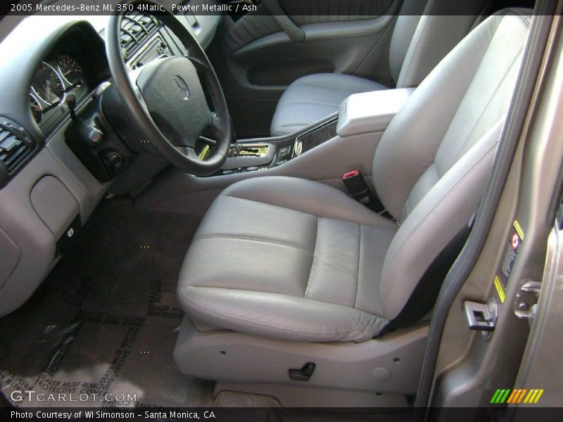 Pewter Metallic / Ash 2005 Mercedes-Benz ML 350 4Matic