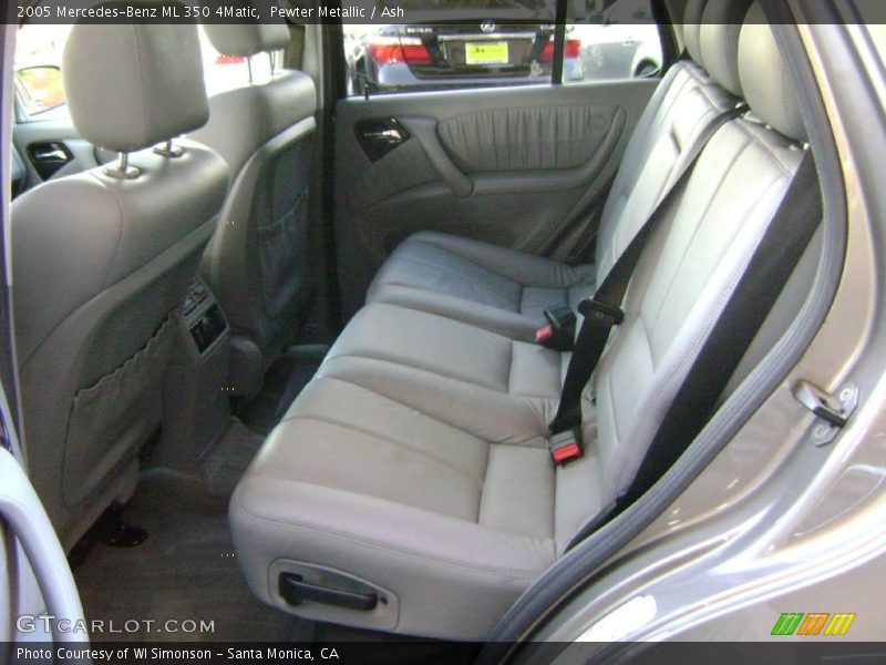 Pewter Metallic / Ash 2005 Mercedes-Benz ML 350 4Matic