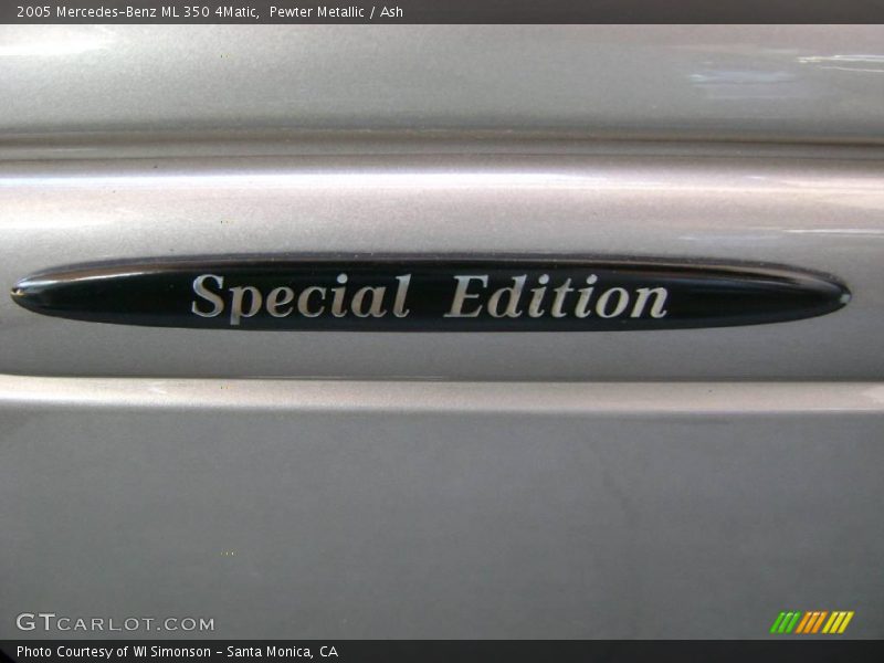 Pewter Metallic / Ash 2005 Mercedes-Benz ML 350 4Matic
